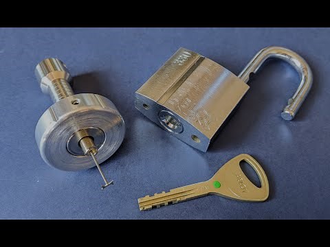 Abloy Sentry Picked & Gutted (plus detail on tool design and picking technique)