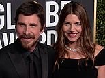 Christian Bale and wife Sibi Blazic at 2019 Golden Globe Awards