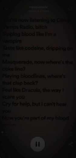 (masquerade) slowed song🖤 🥀(Siouxxie sixxsta)