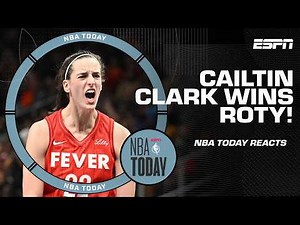 Caitlin Clark WINS WNBA Rookie of the Year 'ONE OF THE BEST ROOKIE SEASONS IN HISTORY!' | NBA Today