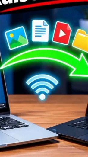 एक Laptop से दुसरे Laptop me Data kese Share करे। #youtubevideos #ytshorts #shorts #computer #art