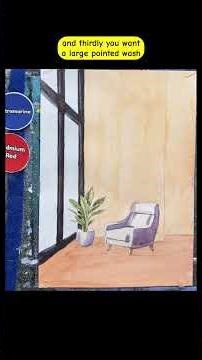 Follow these three steps to add shadows to your watercolours