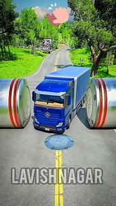 Cars & Buses vs Massive Pit - BeamNG.Drive