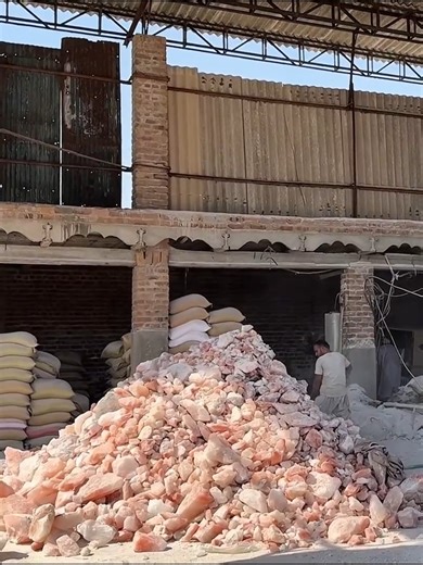 How Pink Salt Is Made in Pakistan | Pink Salt Mega Factory | Himalayan Salt Deep Inside Mountains | PK Street Food