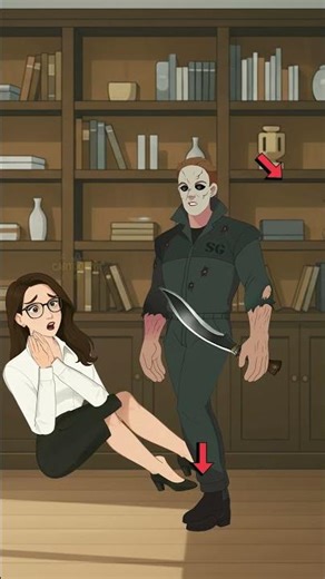 Jadoo Video: Save the girl's life, friends. #cartoon #trending #viral #shorts #magic #challenge #...