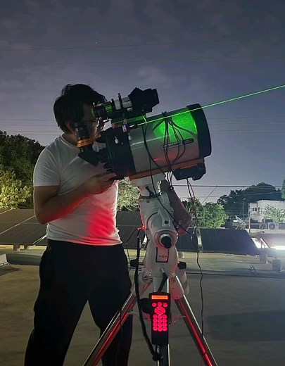 Probando la nueva montura Skywatcher EQ6R Pro #skywatcher #eq6r #estrellasdeorion #astronomia #telescopio | Estrellas de Orión