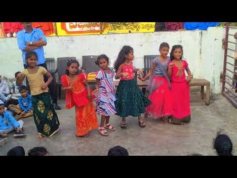 3rd class students Childrens day dance performance at my Parlopeta school