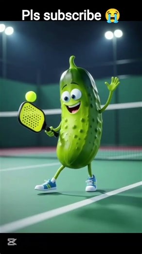 cucumber playing the tennis ball#youubeshorts #foryou