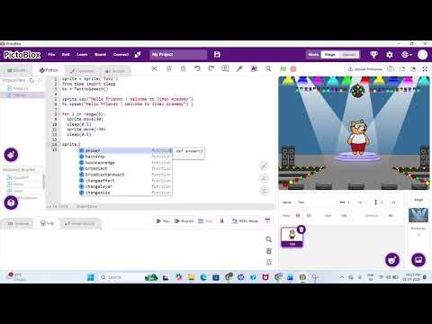 Make Tobi Dance Using PictoBlox 🤖 | Beginner Project