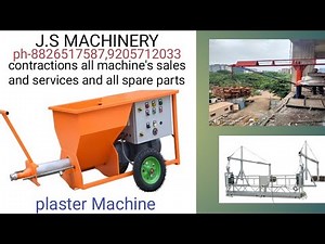 Plaster Machine | contractions plaster Machine l Deewar per plaster karne wali