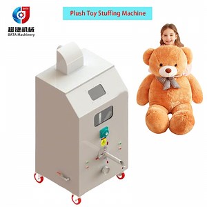 [Hot Item] Automatic Plush Toy Stuffing Machine Teddy Bear Filling Machine for Crushed Foam Sponge Filling
