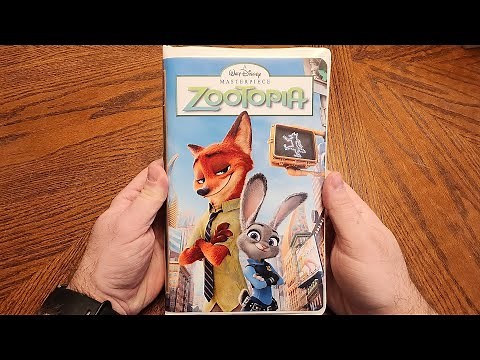 Zootopia Home Video #50 - Zootopia VHS Tape