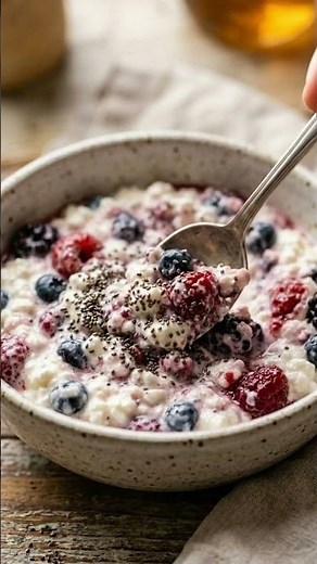 Did you know you can turn cottage cheese and berries into a creamy high-protein bowl in minutes