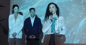 Business Woman Speech Award Conference Stage Stock Footage Video (100% Royalty-free) 3612788469 | Shutterstock