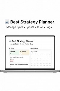 Efficient Notion Planner for Team Collaboration - Stay Organized With This Agile Sprint Template!" - Etsy Canada
