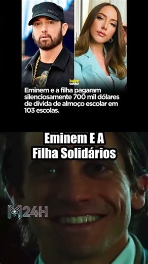 Eminem e filha pagam 700 mil em dívidas escolares e transformam vidas de crianças! 🎉