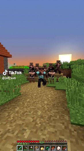 Minecraft villager performing PSY’s Gangnam Style #minecraft #minecraftanimation #videogames #minecraftmemes