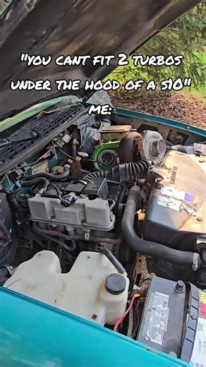 Turbo Humor: Fitting Two Turbos in a Chevy S10