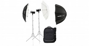 Godox AD300Pro 2-Light Kit with Backpack & Octa Softbox