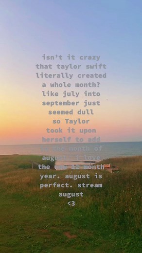 Celebra el mes de agosto con Taylor Swift