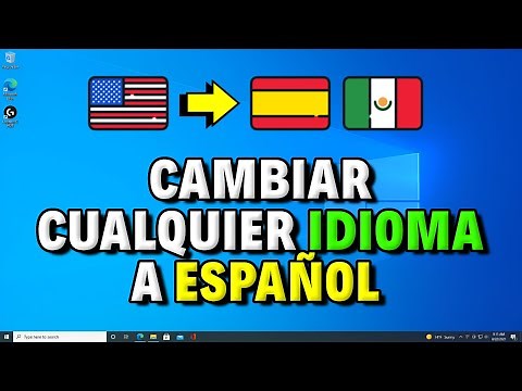 How to CHANGE THE LANGUAGE on Windows 10