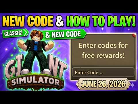 ARTIFACT UPDATE! How to Play & New Codes | Giant Simulator Classic Roblox (June 26, 2026)