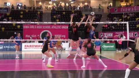 Assumption Volleyball wins State Championship 3-0