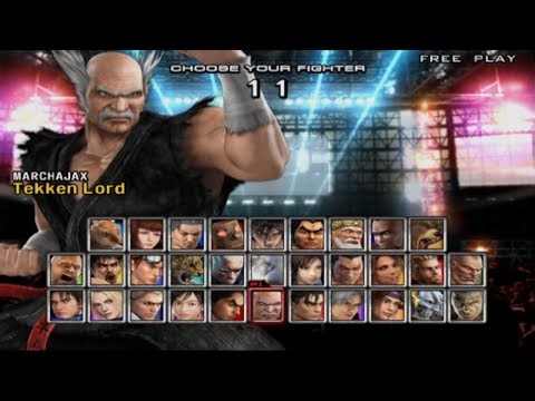 Tekken 5 - All Characters to Tekken Lord - HD - 60 FPS