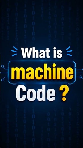 What is Machine Code? 🤔 | Explained in Simple Language| #programming #coding #javaprogramming