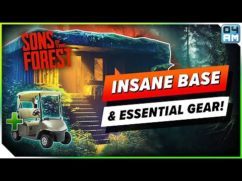 Sons of The Forest ULTIMATE Base Build & Essential Gear To Dominate Early!