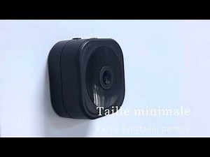 AOBOCAM Camera Espion，WiFi 1080P Bluetooth Mini Caméra de Surveillance Interieur Extérieur sans Fil