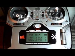 DX6i + Naza-M lite + OrangeRX R620 setup for all 3 modes inc failsafe