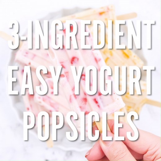 1.6K views · 21 reactions | These 3-ingredient yogurt popsicles are super fun and easy to make! Mix and match any combination of fruit, yogurt, and sweetener for a healthy, simple, and perfect summertime treat. #dontwastethecrumbs #popsicles #summertreat #yogurtpopsicle | Don't Waste the Crumbs | Facebook