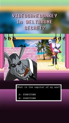 VideoGameDunkey in Deltarune SECRET? #deltarune #undertale #dunkey #tenna