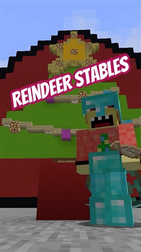 Day 9 - Reindeer Stables - #minecraft #adventcalendar #subscribe #like #gaming