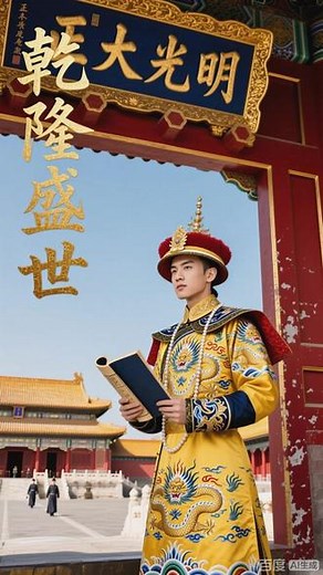 乾隆盛世，清朝乾隆皇帝的一生 #乾隆皇帝 #清朝历史讲解 #乾隆王朝 #乾隆帝