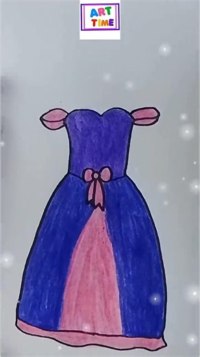 Bridal Dress Easy Drawing #colouring #tutorial #drawing #easydrawing #howtodraw