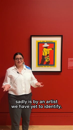 Sometimes a minimal palette can make a powerful statement. 🎨✊ In this print, an unknown artist embraces a few bold colors to spotlight a union farmworker and call for labor rights solidarity. To create graphic works advocating for farmworkers’ rights, the United Farm Workers relied on volunteer artists, designers, printmakers, and donated materials. Learn more with our curator Angélica. Don’t miss “Radical Histories / Historias Radicales" at The Huntington on view now through March 2. Plan your