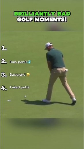 Brilliantly Bad Golf Moments! 😈