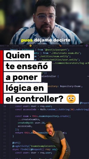 Reconozca su Chancho(Controller) #nestjs #backend #softwarearchitecture #cleancode #typescript #webdevelopment #codingtips #programacion