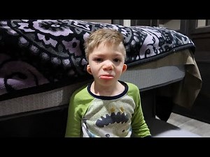 He woke up crying