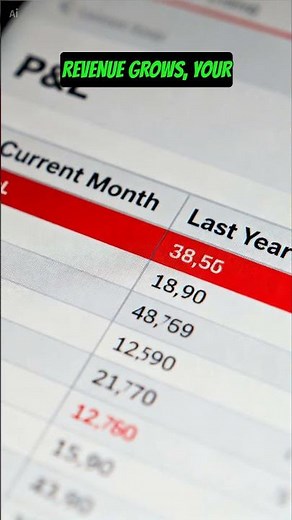 How to actually read a P&L statement #accounting #tutorial #finance