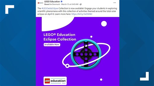 LEGO launches collection to educate students about total solar eclipse