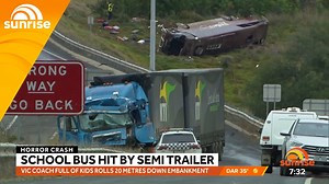 'The situation could have been a whole lot worse if more students weren't wearing seatbelts' After the horror bus crash involving a school bus and a semi-trailer that saw dozens of children injured on their way to an overseas excursion, an industry representative has spoken out. | Sunrise