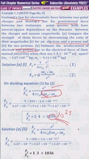 example 1.3 class 12 physics | ncert example 1.3 class 12 physics | example 1.3 | #shrots #class12