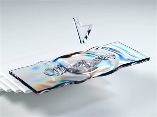 Dribbble on Instagram: "Akshay Hooda goes full liquid glass mode for this impressive animation."