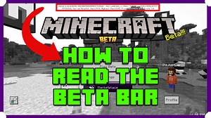 How To Read The Minecraft Bedrock Beta Text Bar Minecraft Blog