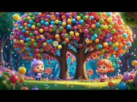 Lollipop Tree Dance Party 🍭🎶 | Fun Kids Song | Playful Nursery Rhyme