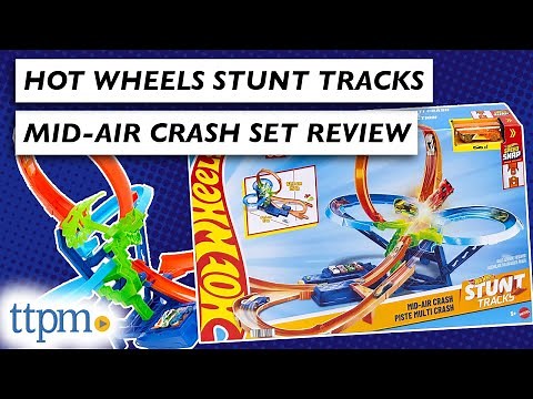 Check Out the NEW 2025 Hot Wheels Mid-Air Crash Track Set!