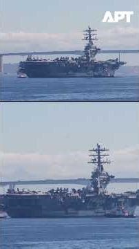 USS Nimitz Arrives in Rio Carrying Fighter Jets for Joint Military Exercises | APT